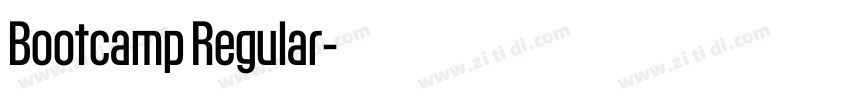 Bootcamp Regular字体转换 Bootcamp Regular字体转换